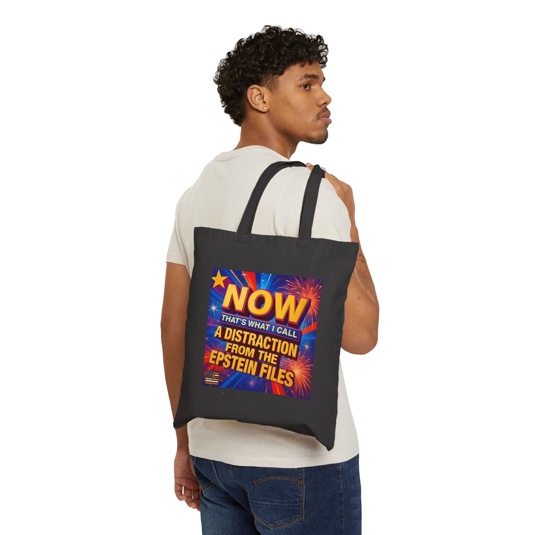 Now That's What I Call A Distraction Cotton Canvas Tote Bag