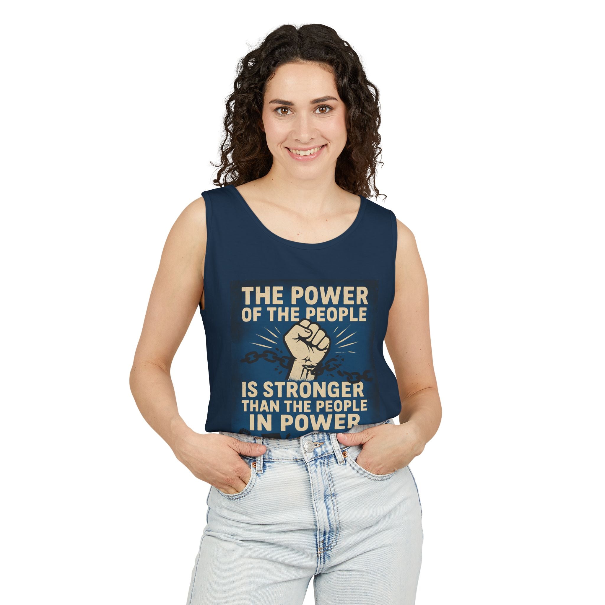 The Power of the People Unisex Cotton Tank Top