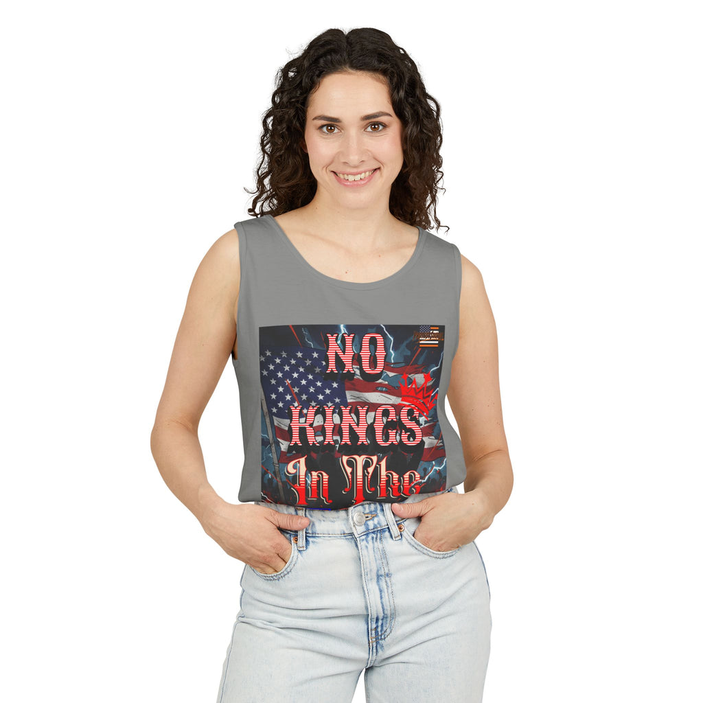 No Kings In The USA Unisex Cotton Tank Top