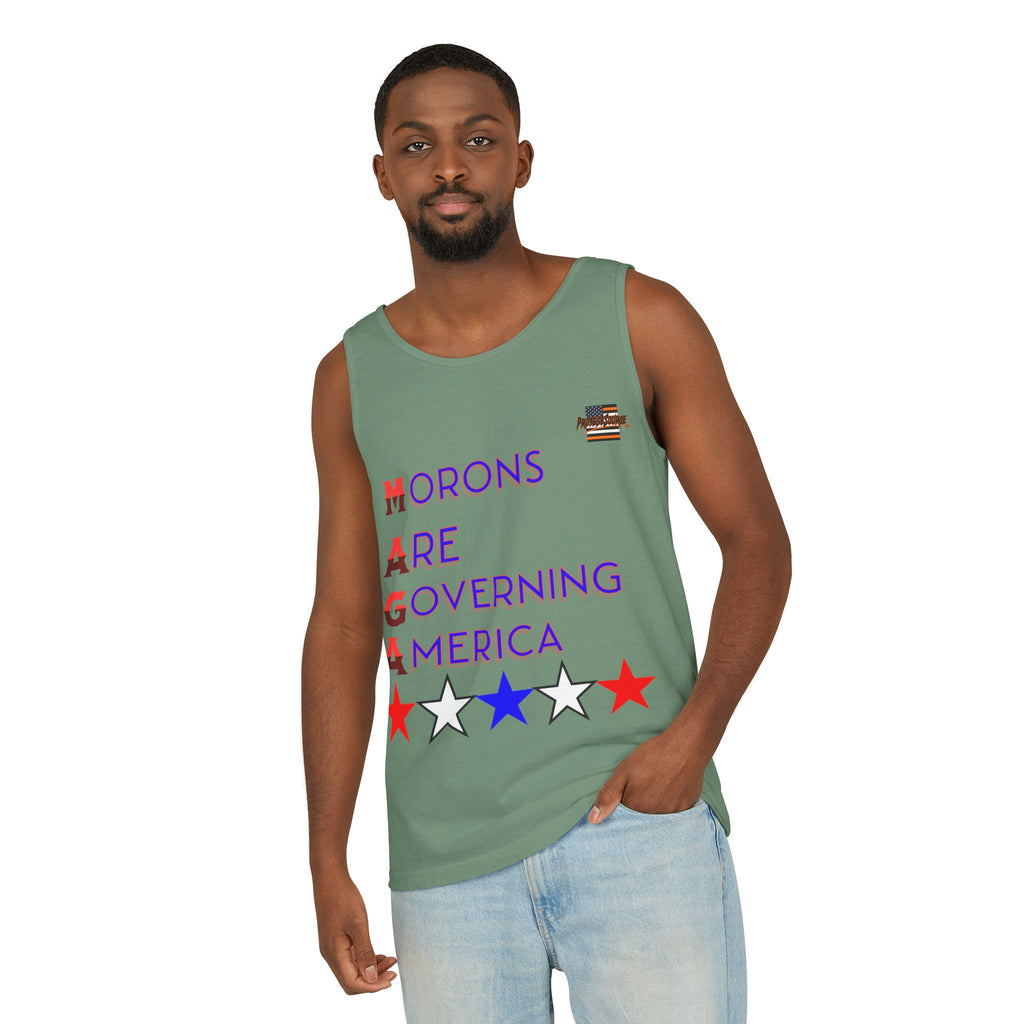 Morons Are Governing America Unisex Cotton Tank Top