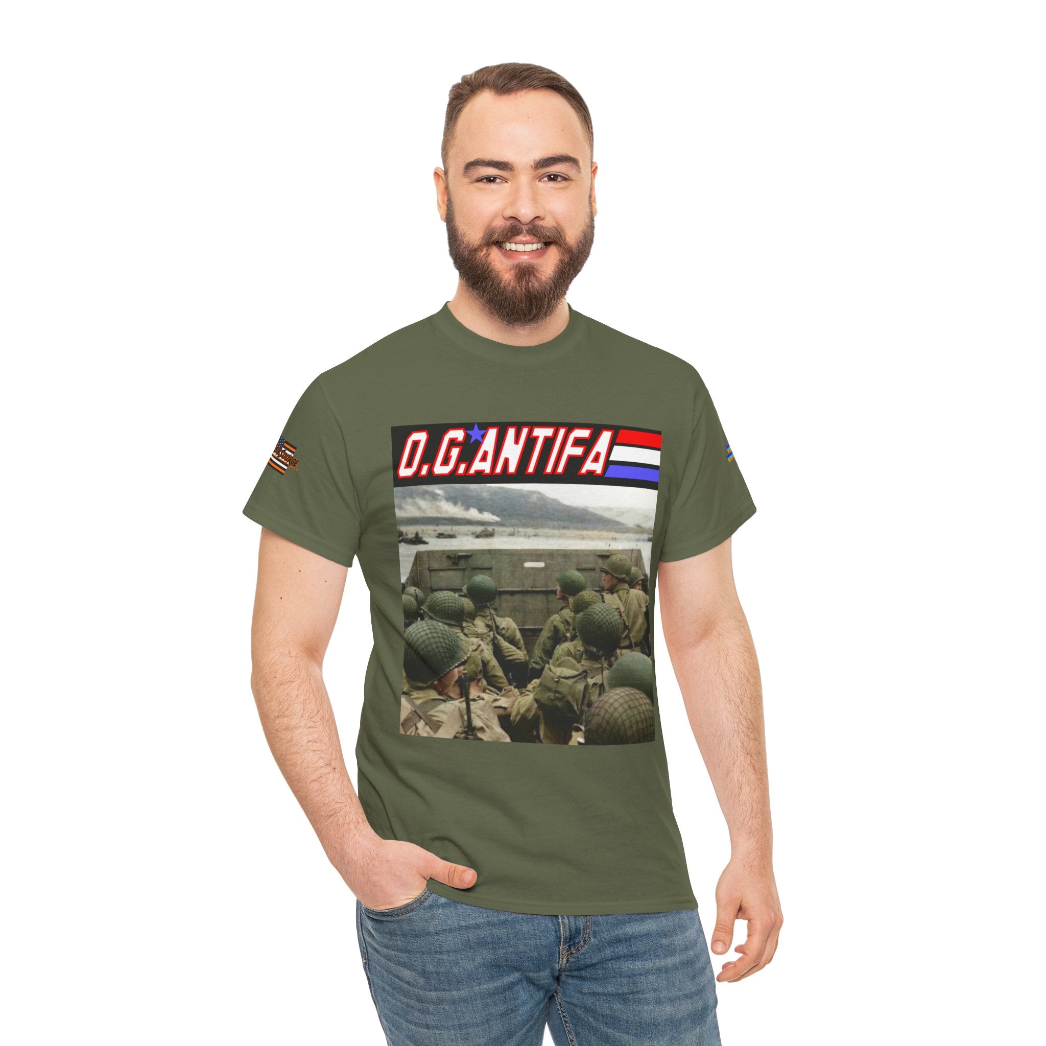 Original Antifa Unisex Heavy Cotton Gildan Tee