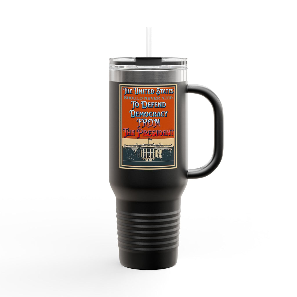 Defending Democracy Insulated  40 oz. Travel Mug