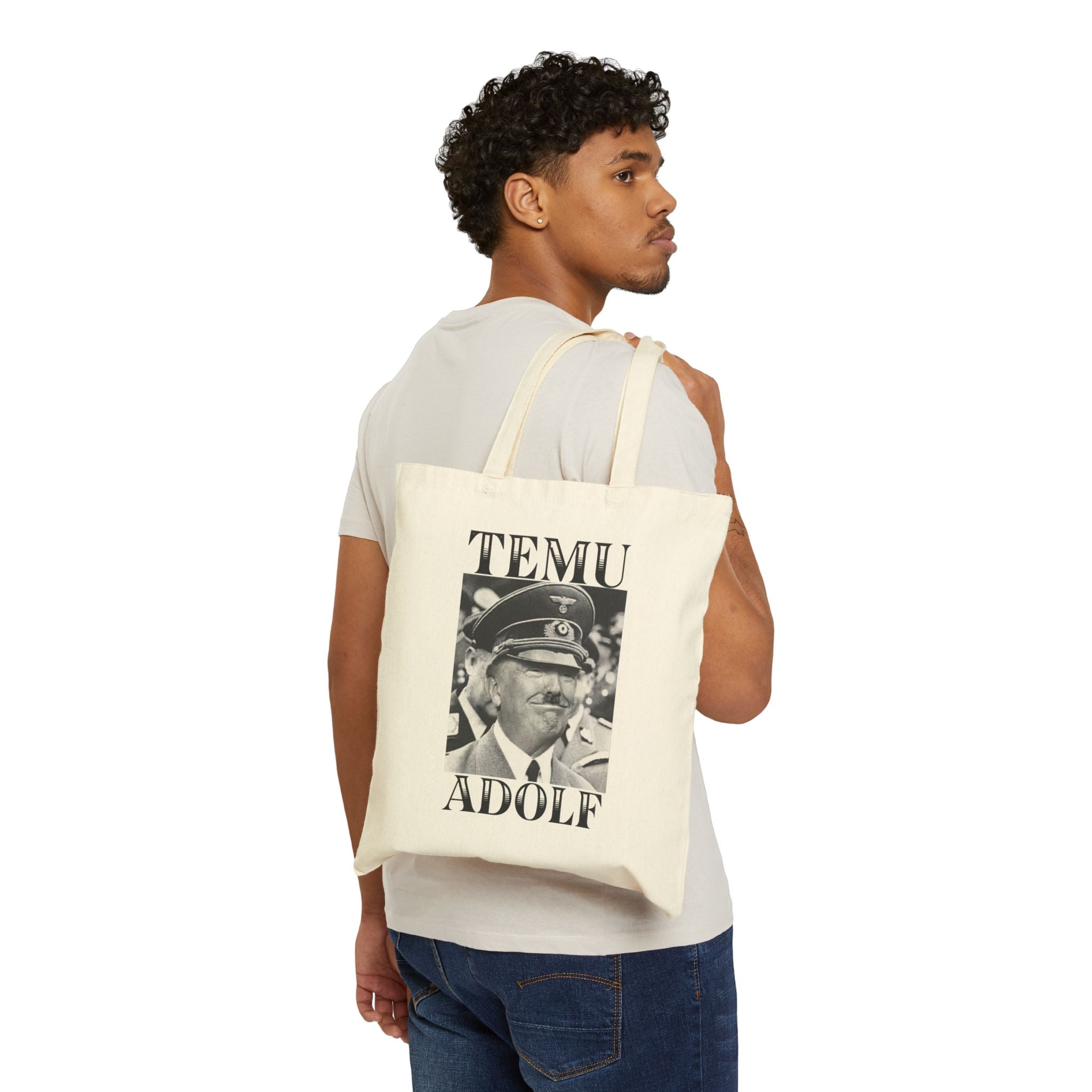 Temu Adolf Cotton Canvas Tote Bag