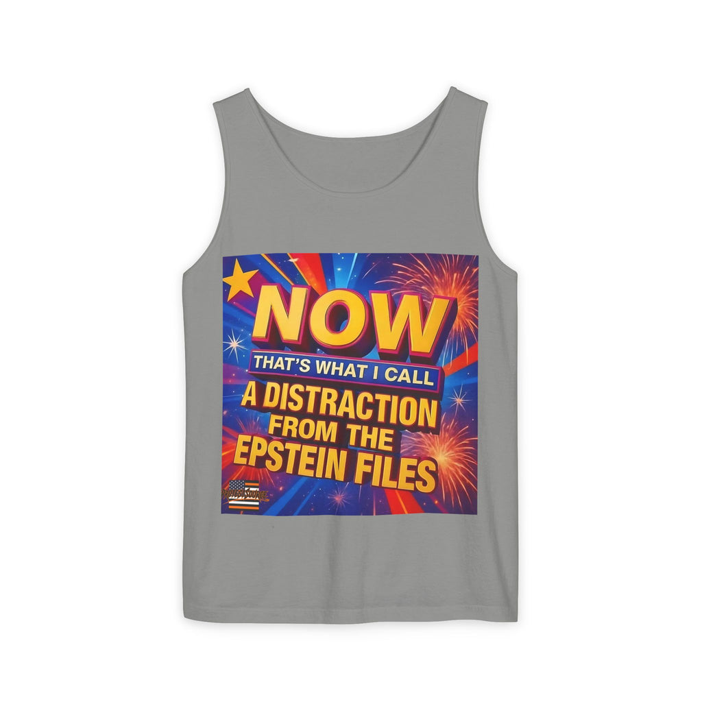Now That's What I Call A Distraction Unisex Cotton Tank Top