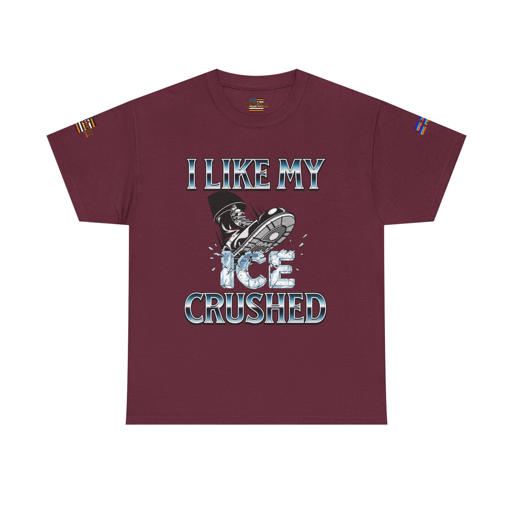 I Like My ICE Crushed Unisex Heavy Cotton Gildan Tee, Casual Wear, Gift for Activists, Comfortable Protest Wear