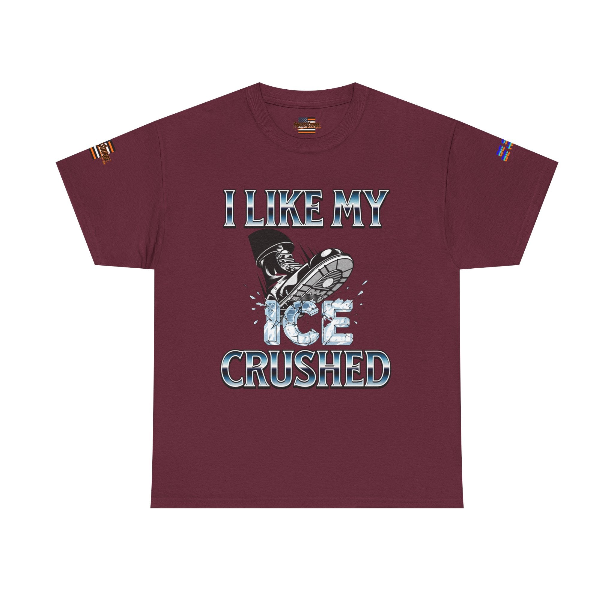 I Like My ICE Crushed Unisex Heavy Cotton Gildan Tee, Casual Wear, Gift for Activists, Comfortable Protest Wear