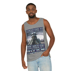 Closed Due to the Rise of Fascism Unisex Cotton Tank Top