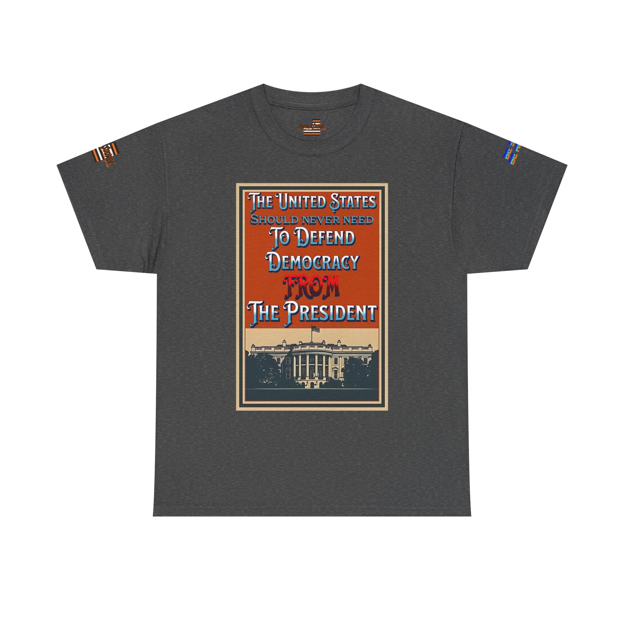 Defending Democracy Unisex Heavy Cotton Gildan Tee