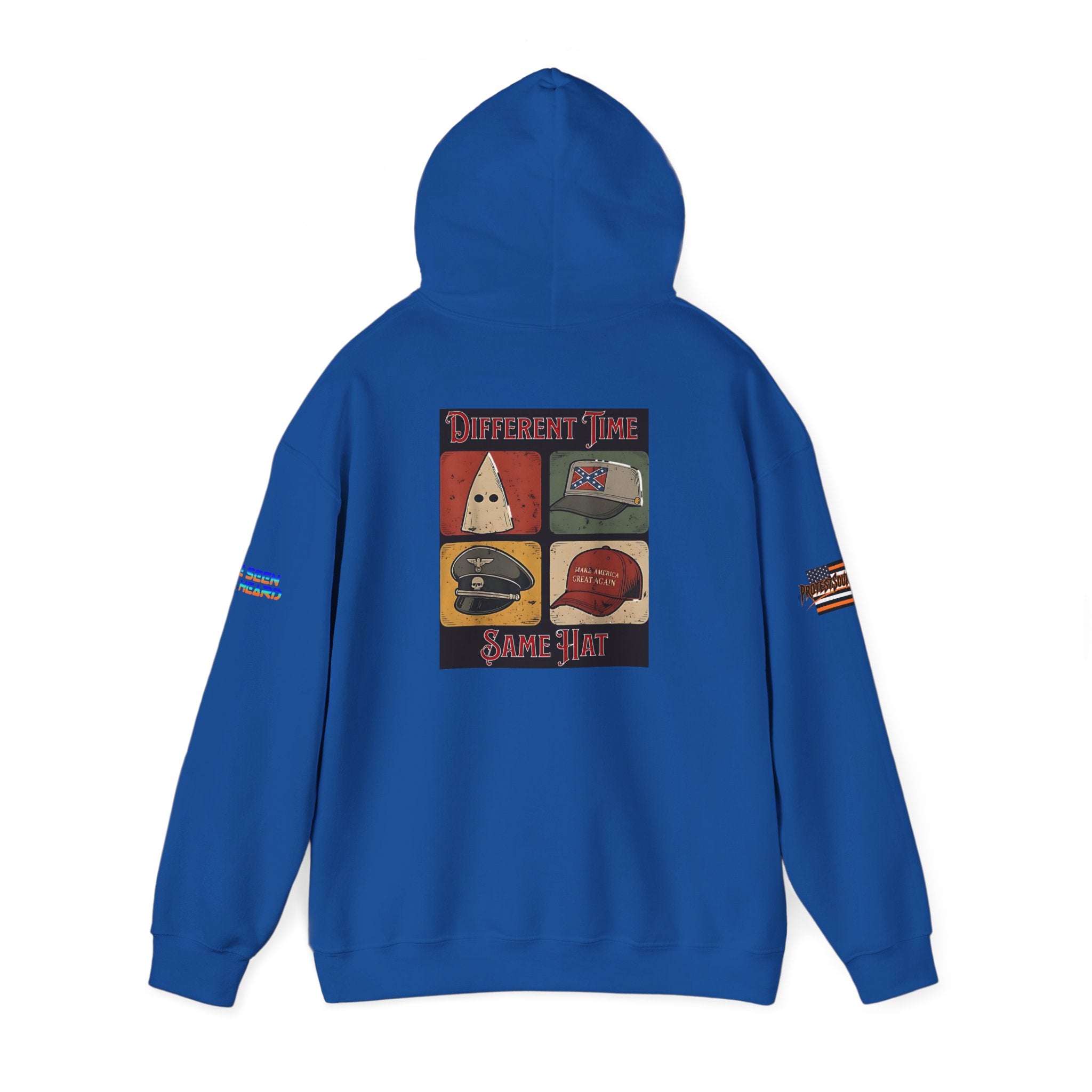 Different Time, Same Hat Unisex Heavy Blend Gildan Hoodie