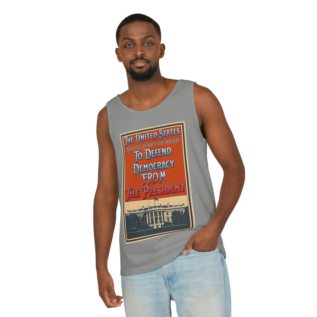 Defending Democracy Unisex Cotton Tank Top