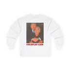 Trump and Epstein Coldplay Cam Long Sleeve Cotton Gildan Tee