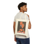 Trump and Epstein Coldplay Cam Cotton Canvas Tote Bag