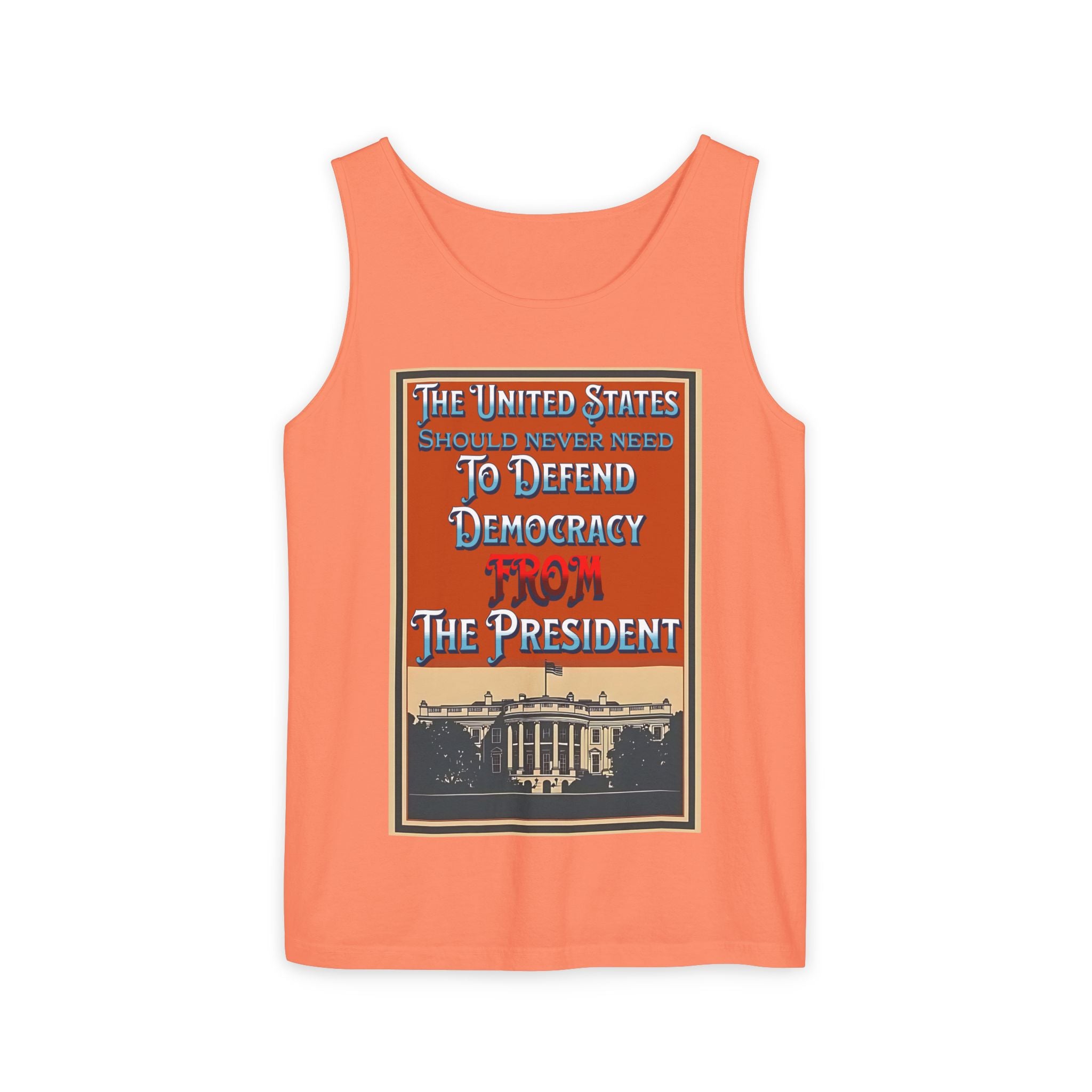 Defending Democracy Unisex Cotton Tank Top