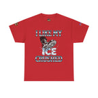 I Like My ICE Crushed Unisex Heavy Cotton Gildan Tee, Casual Wear, Gift for Activists, Comfortable Protest Wear