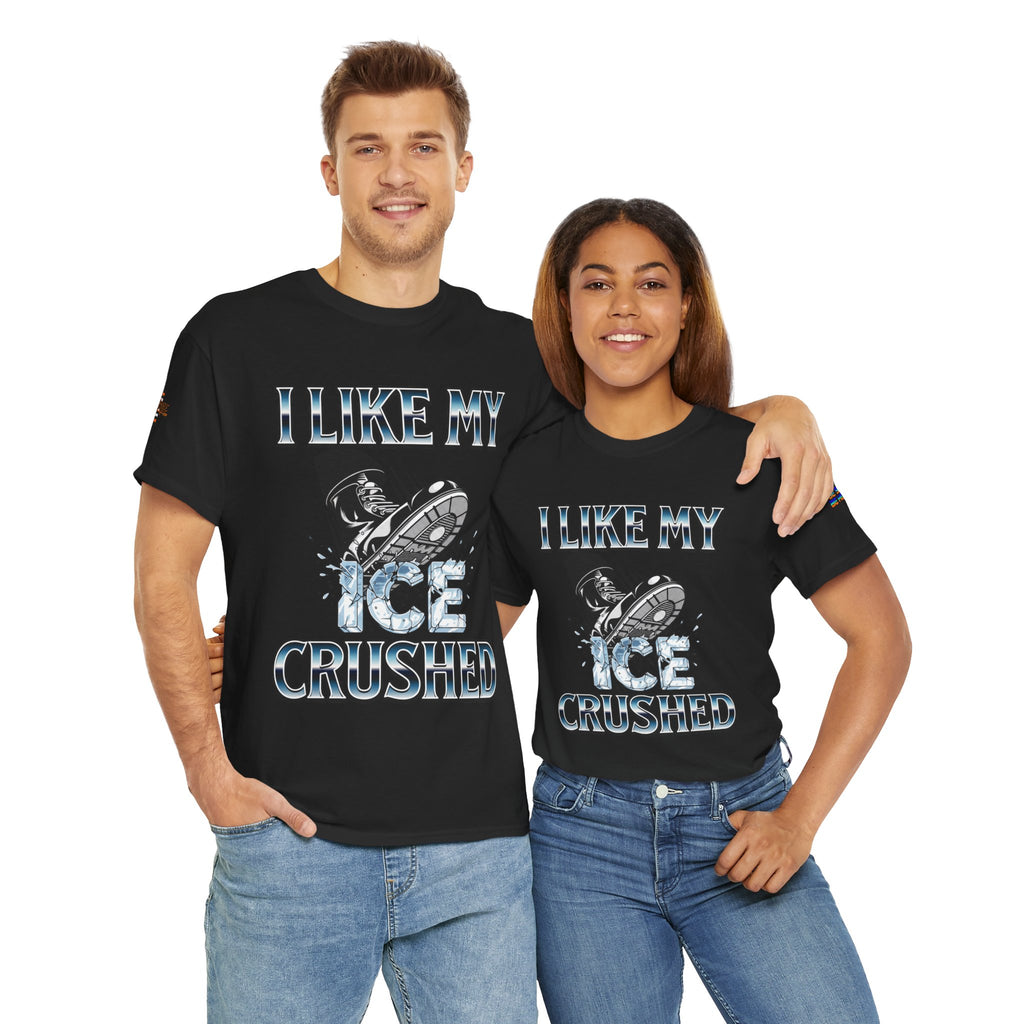 I Like My ICE Crushed Unisex Heavy Cotton Gildan Tee, Casual Wear, Gift for Activists, Comfortable Protest Wear