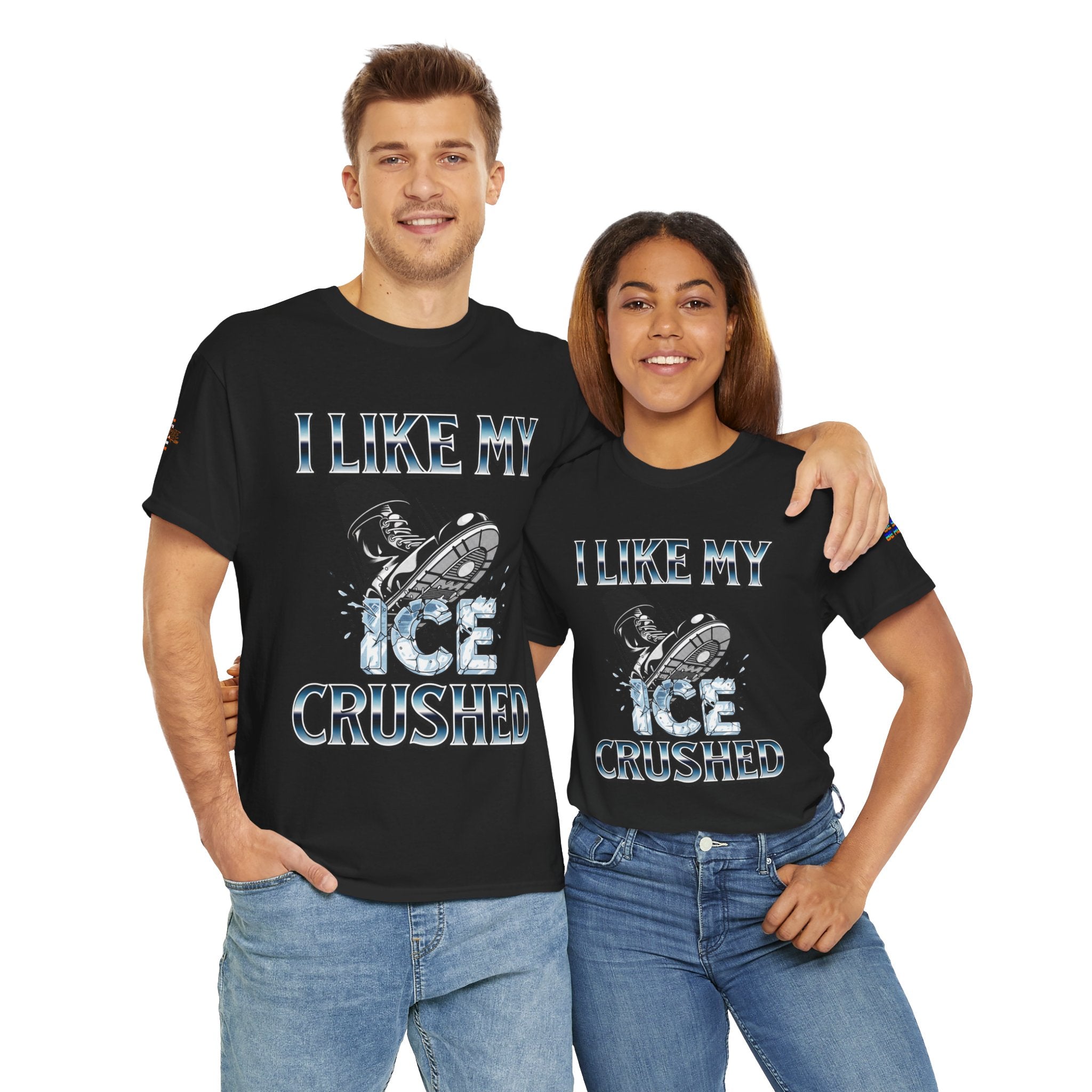 I Like My ICE Crushed Unisex Heavy Cotton Gildan Tee, Casual Wear, Gift for Activists, Comfortable Protest Wear