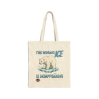 The Wrong ICE is Disappearing Cotton Canvas Tote Bag