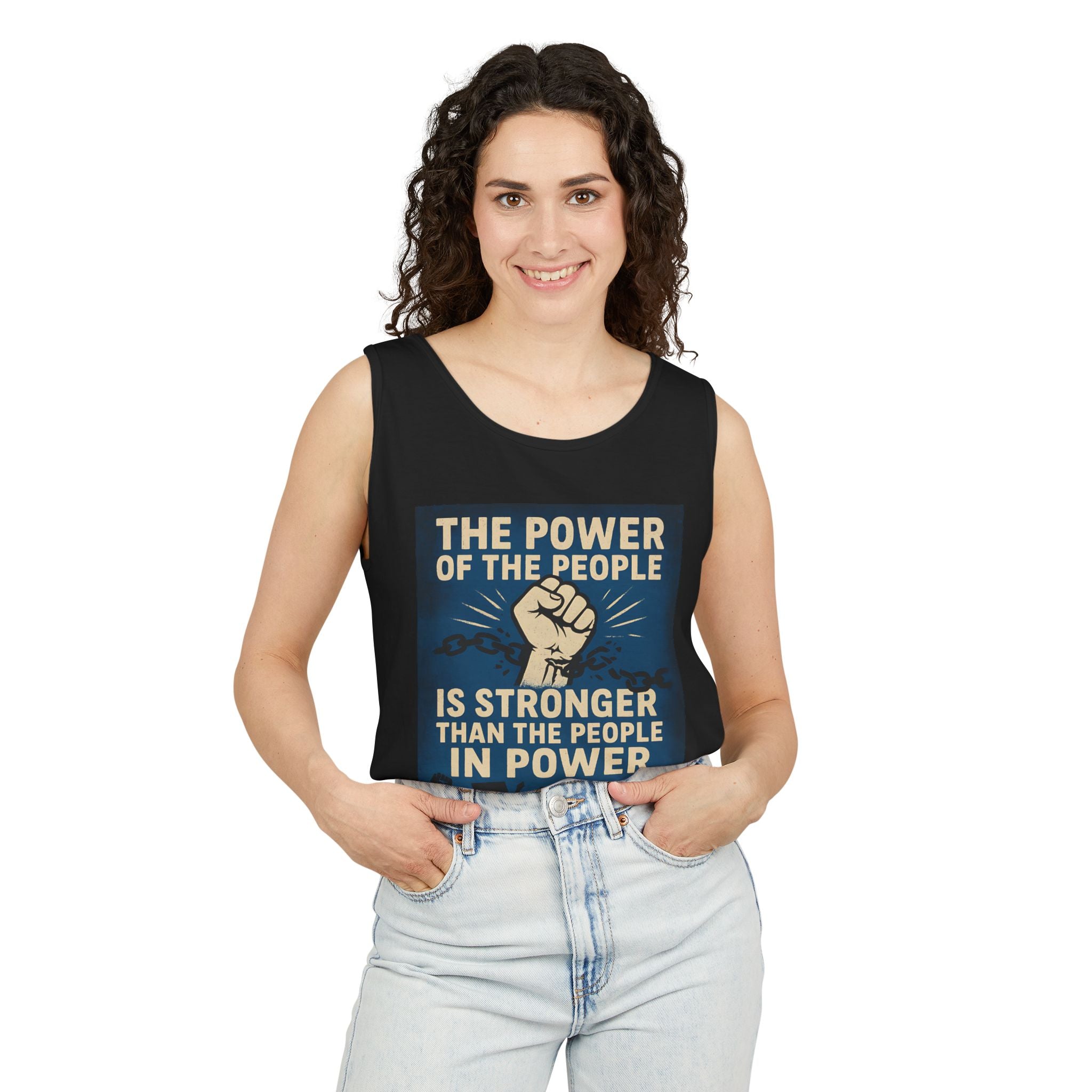 The Power of the People Unisex Cotton Tank Top