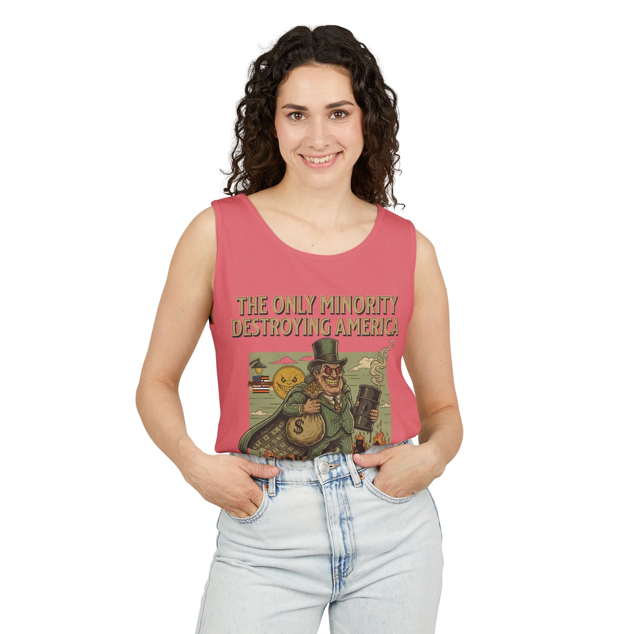 The Only Minority Destroying America Unisex Cotton Tank Top