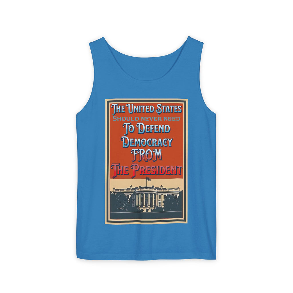 Defending Democracy Unisex Cotton Tank Top