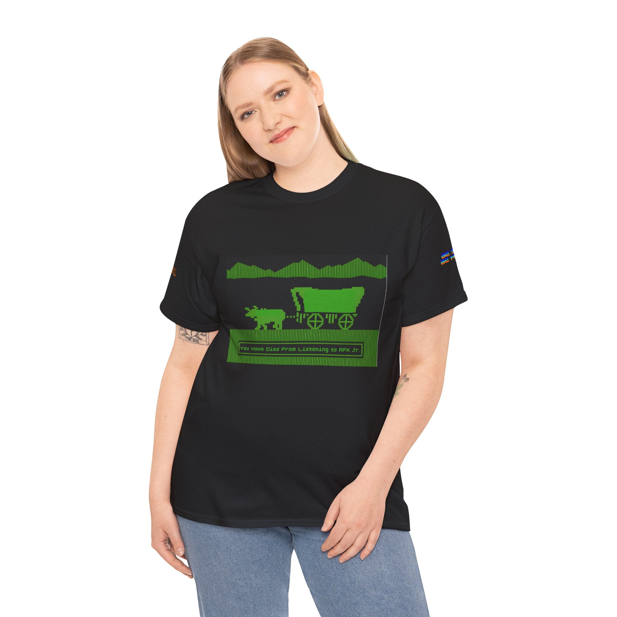RFK Jr. Kills Unisex Heavy Cotton Gildan Tee, Casual Wear, Gift for Activists, Comfortable Protest Wear