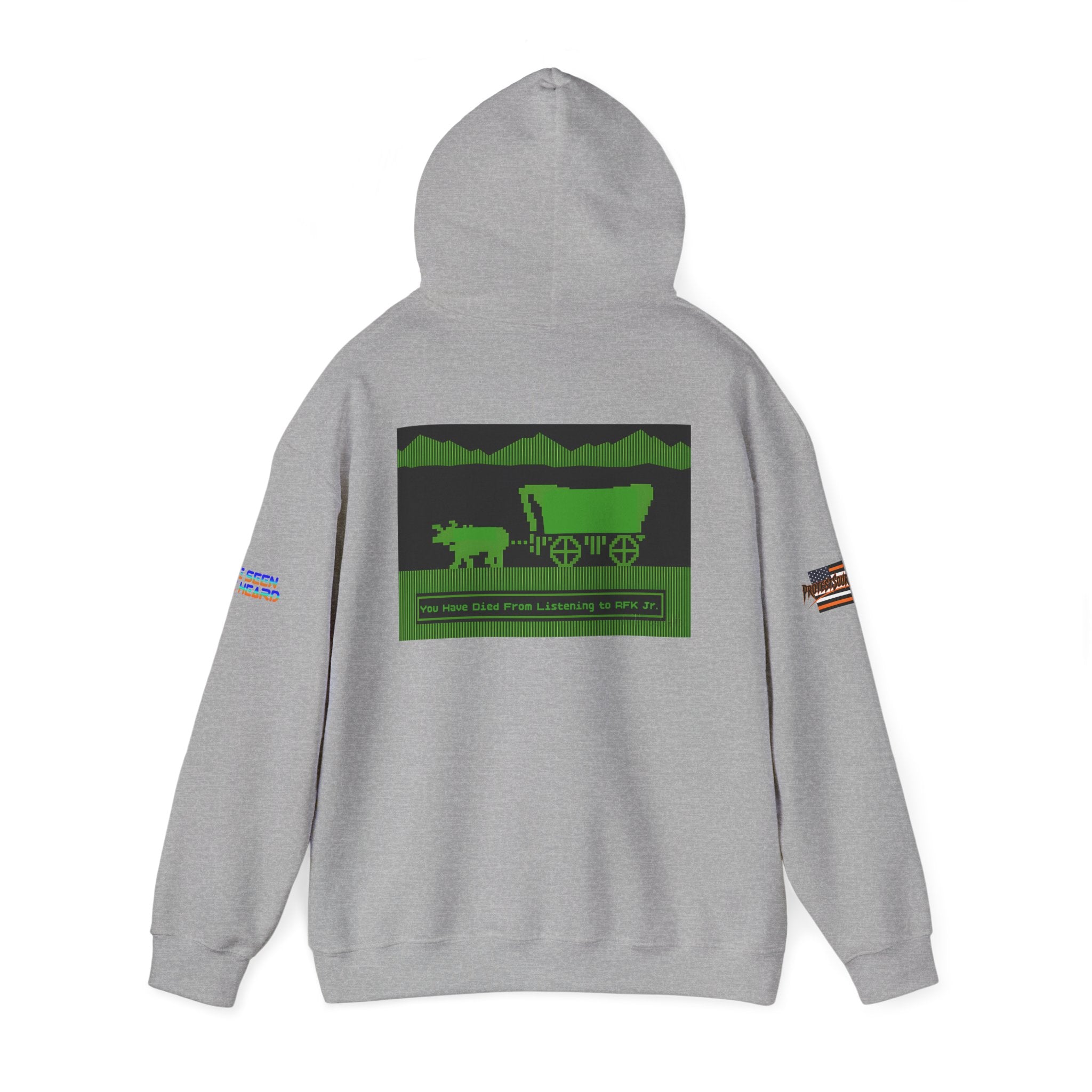 RFK Jr. Kills Unisex Heavy Blend Gildan Hoodie Sweatshirt, Casual Wear, Gift for Activists, Comfortable Protest Wear