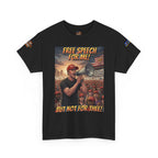 Free Speech for Me, But Not for Thee Unisex Heavy Cotton Gildan Tee
