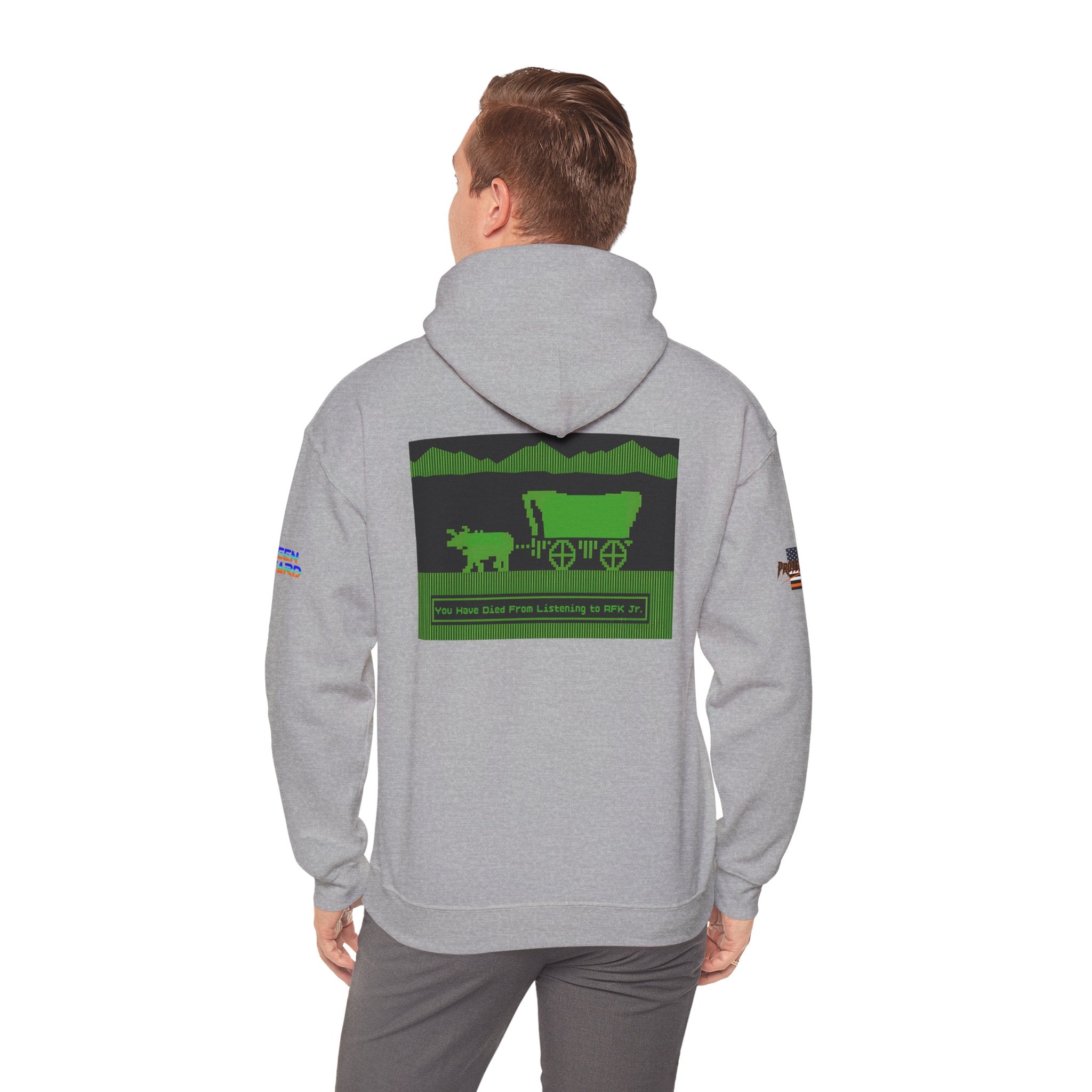 RFK Jr. Kills Unisex Heavy Blend Gildan Hoodie Sweatshirt, Casual Wear, Gift for Activists, Comfortable Protest Wear