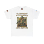The Only Minority Destroying America Unisex Heavy Cotton Gildan Tee, Casual Wear, Gift for Activists, Comfortable Protest Wear