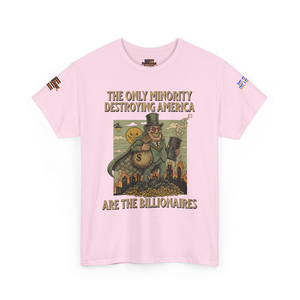 The Only Minority Destroying America Unisex Heavy Cotton Gildan Tee, Casual Wear, Gift for Activists, Comfortable Protest Wear
