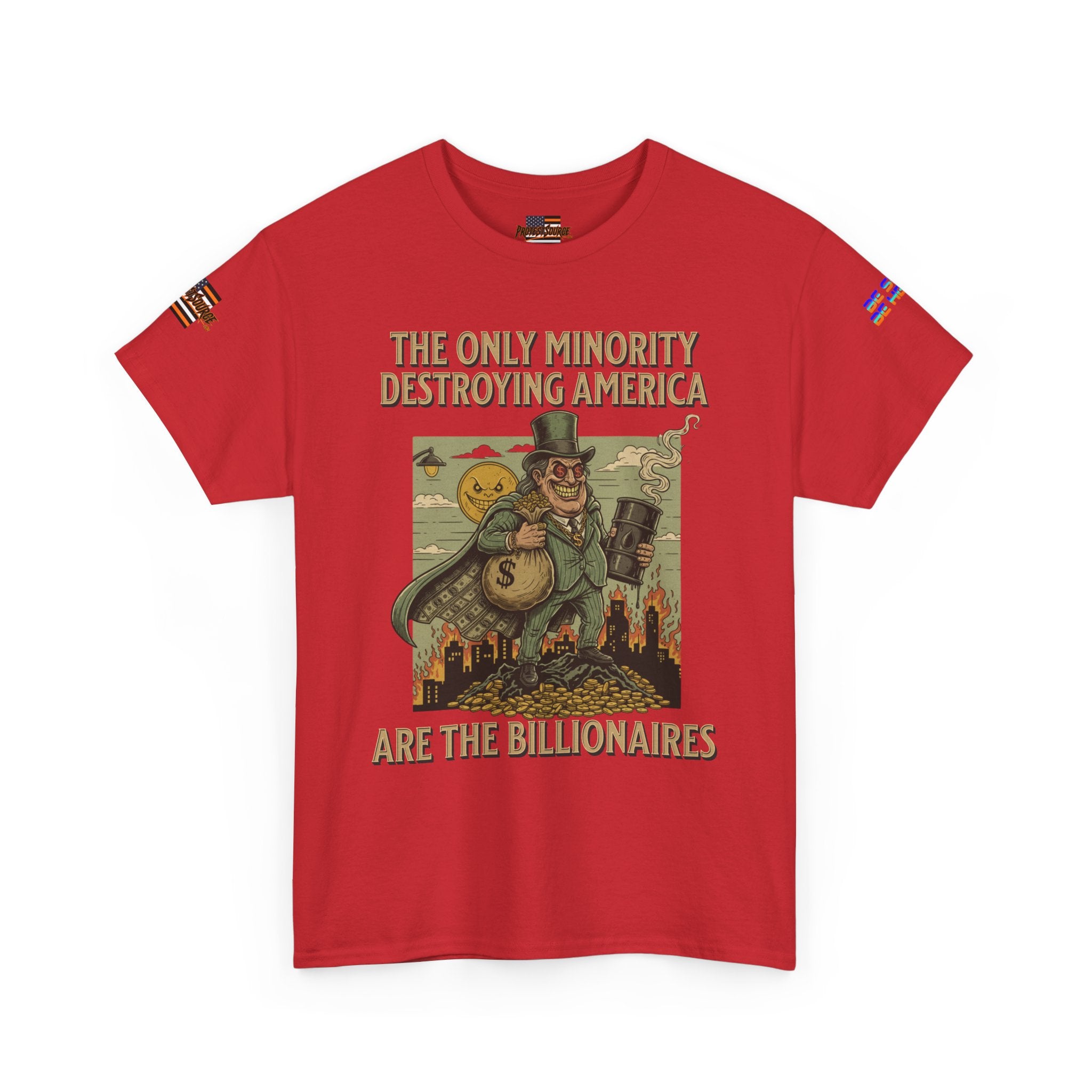 The Only Minority Destroying America Unisex Heavy Cotton Gildan Tee, Casual Wear, Gift for Activists, Comfortable Protest Wear