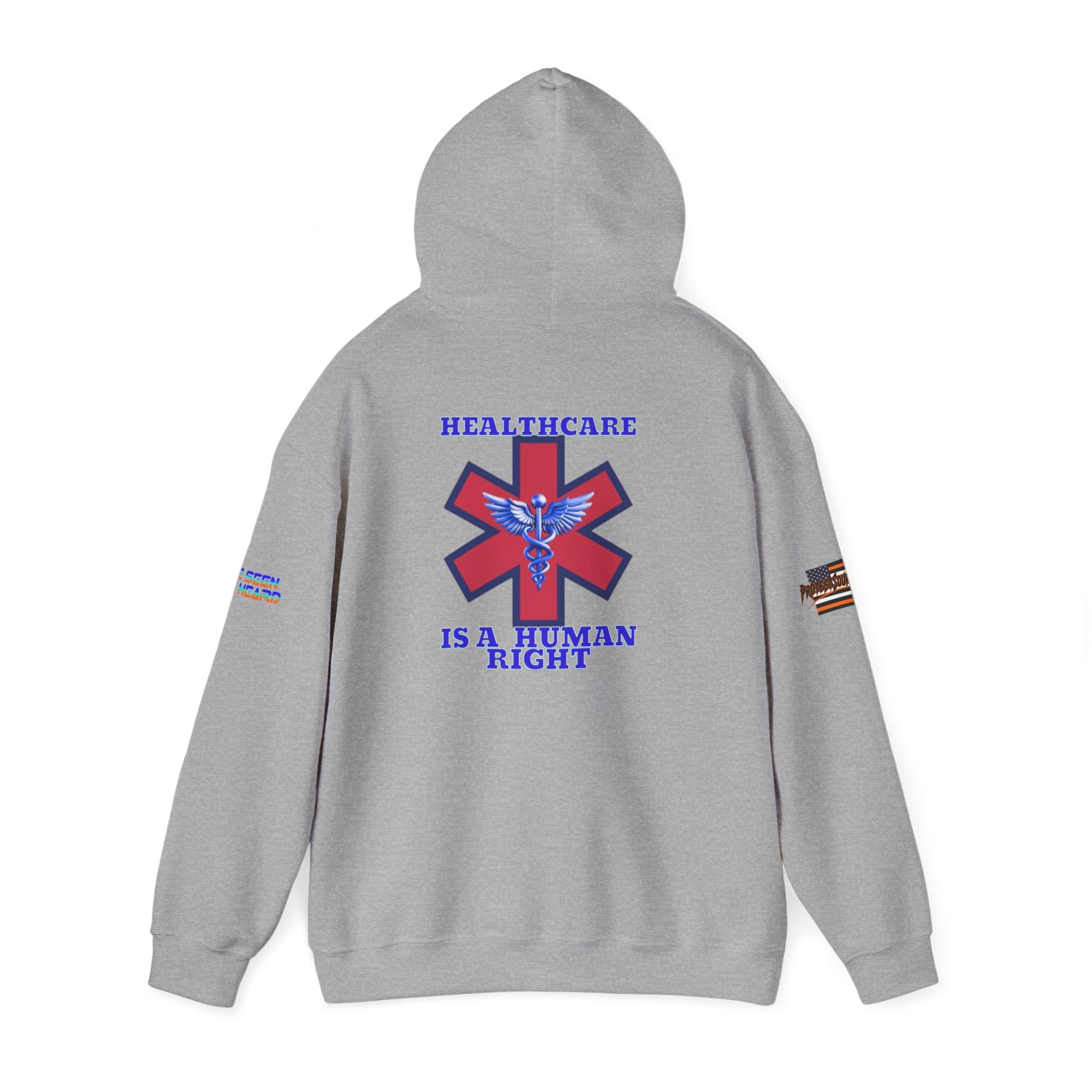 Healthcare is a Human Right Unisex Heavy Blend Gildan Hoodie