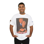 Trump and Epstein Coldplay Cam Unisex Heavy Cotton Gildan Tee