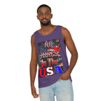 No Kings In The USA Unisex Cotton Tank Top