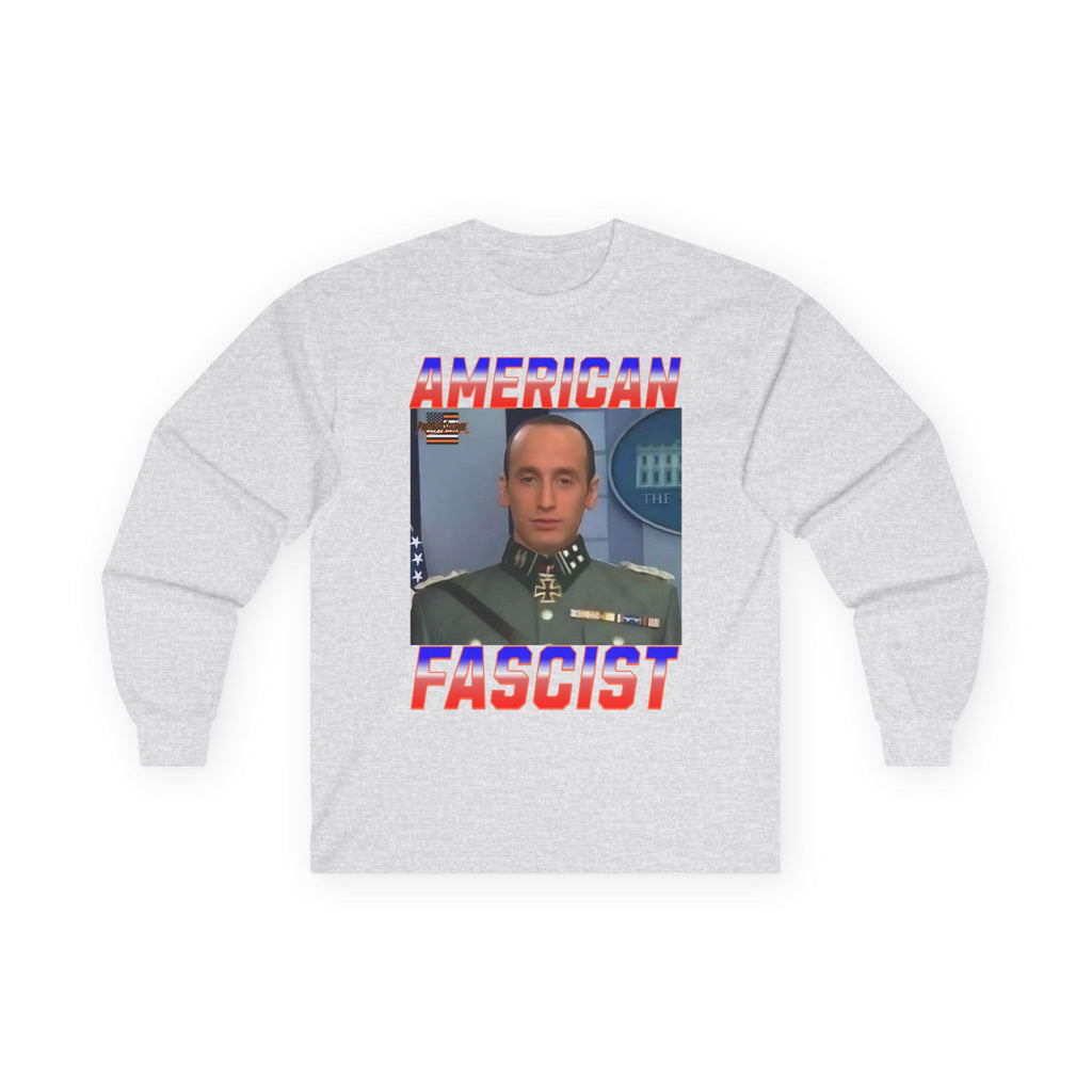 American Fascist Long Sleeve Cotton Gildan Tee