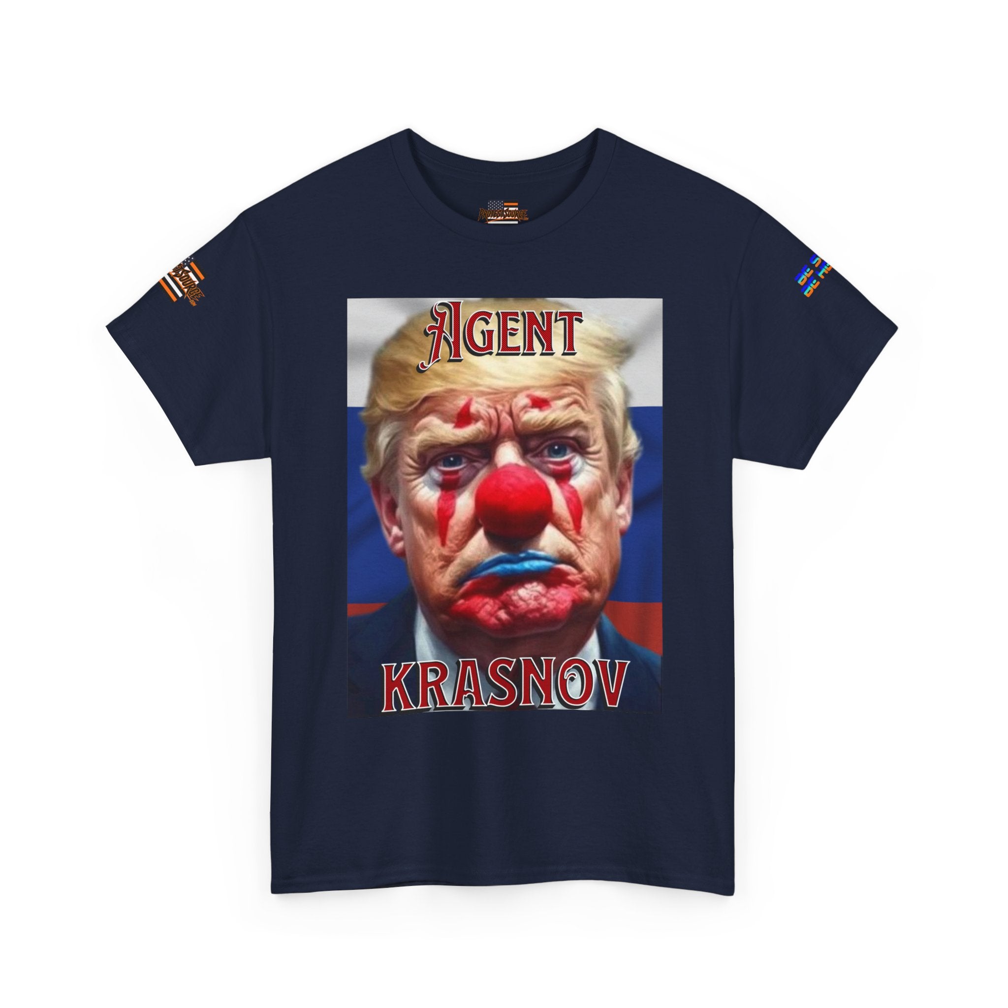 Agent Krasnov Unisex Heavy Cotton Gildan Tee, Casual Wear, Gift for Activists, Comfortable Protest Wear