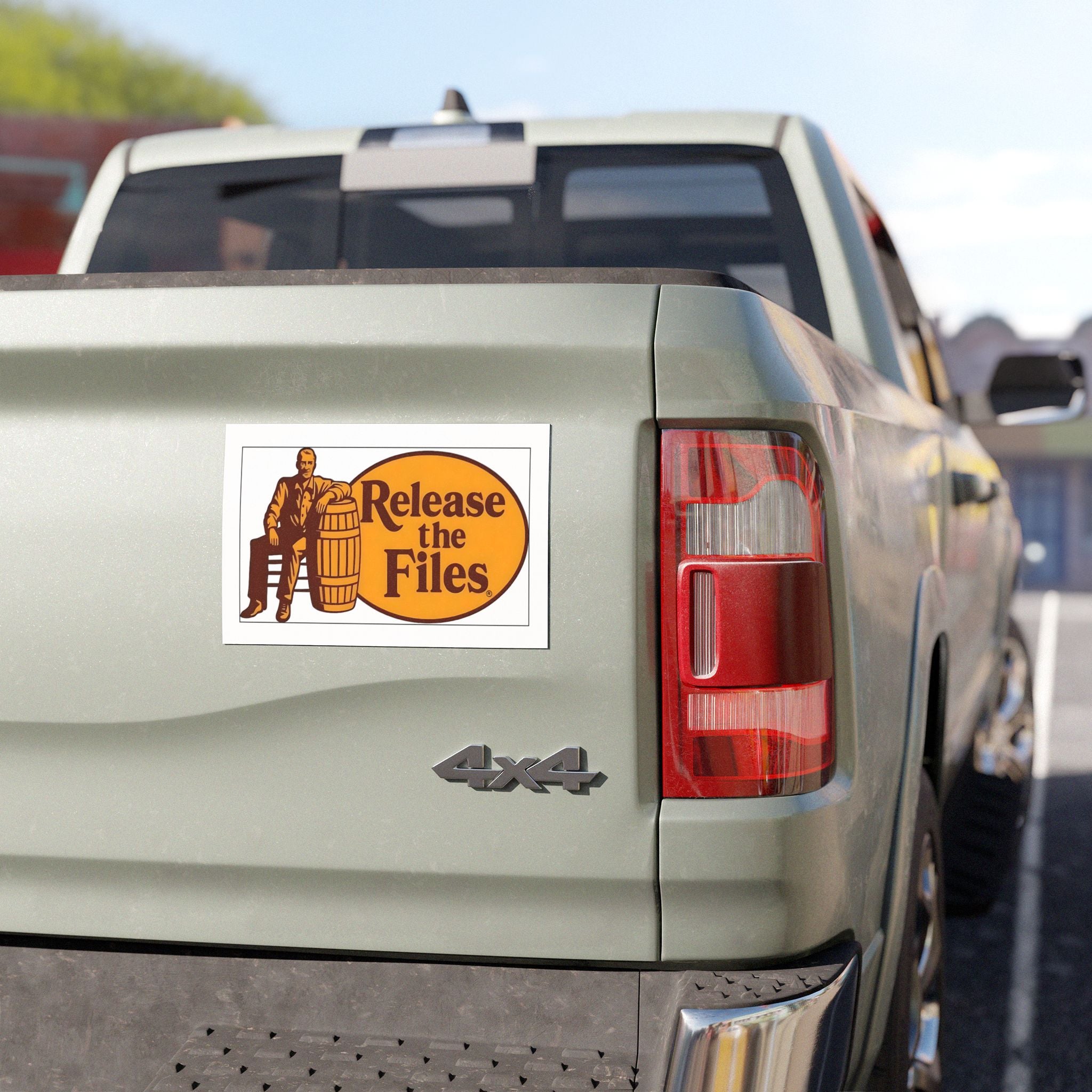 Release the Files Vinyl Car/Fridge Magnet