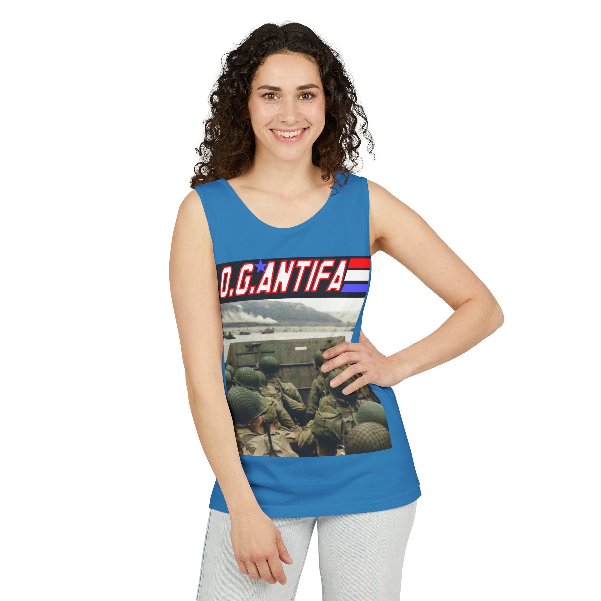 Original Antifa Unisex Cotton Tank Top