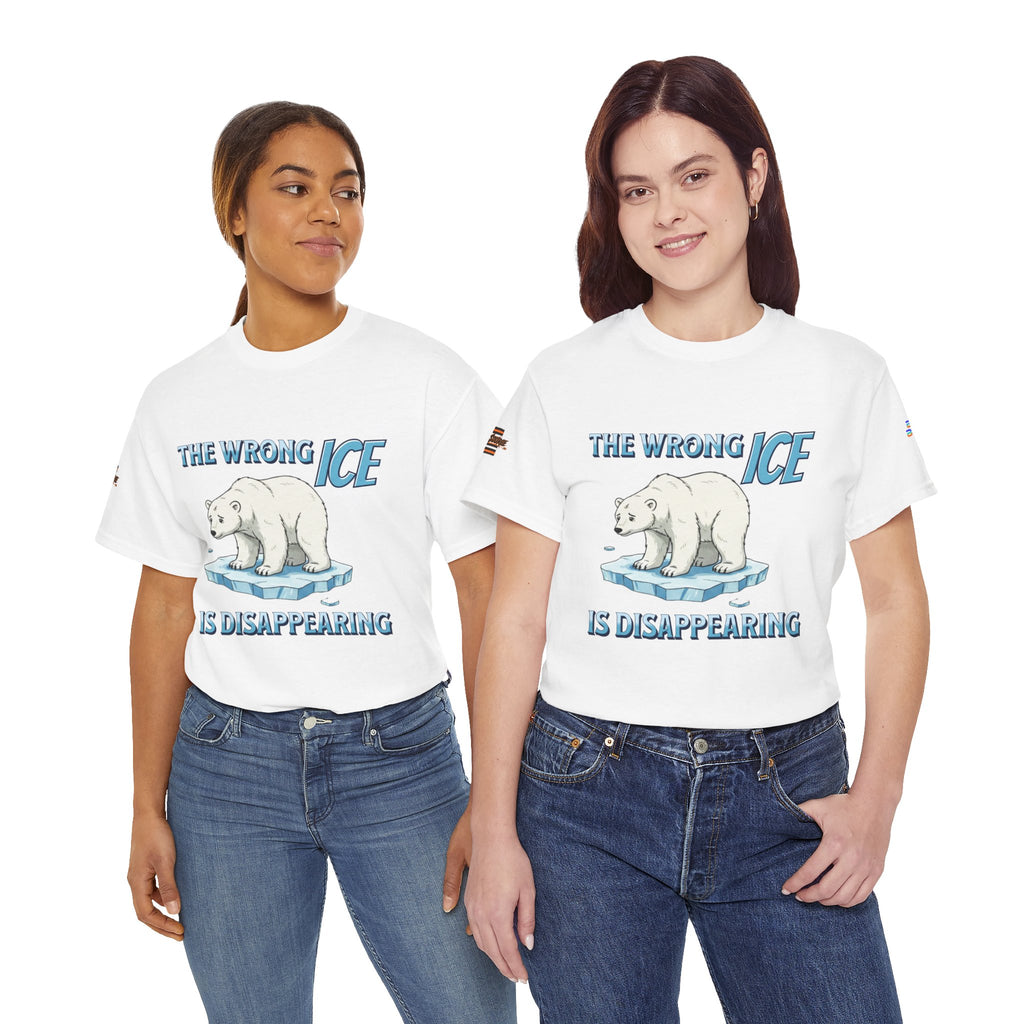 The Wrong ICE is Disappearing Unisex Heavy Cotton Gildan Tee