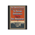 Defending Democracy 16"X20" Aluminum Metal Protest Sign