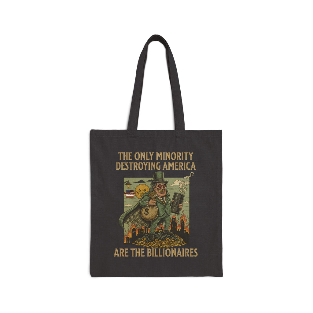 The Only Minority Destroying America Cotton Canvas Tote Bag