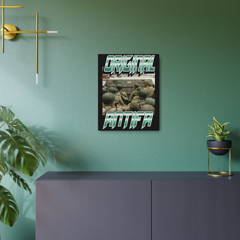 Original Antifa 16" X 20" Aluminum Metal Protest Sign