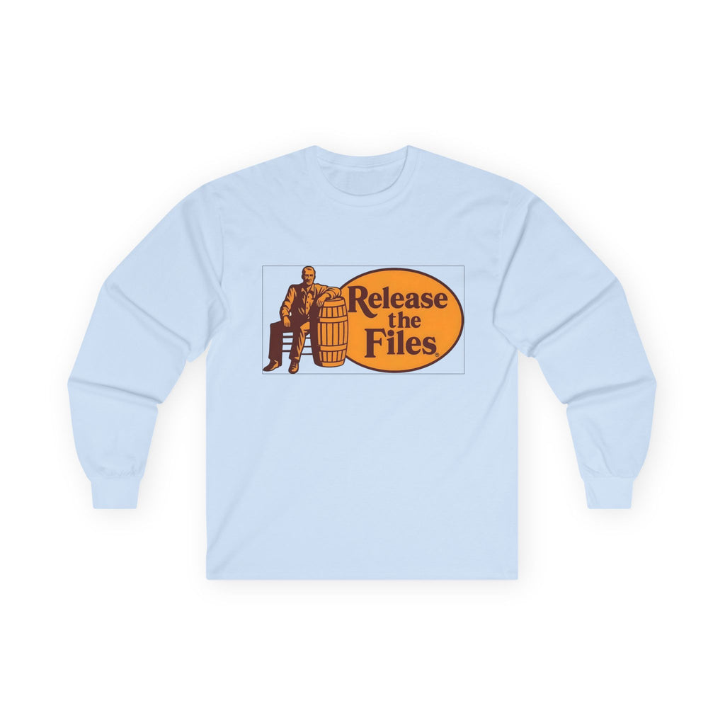 Release The Files Long Sleeve Cotton Gildan Tee