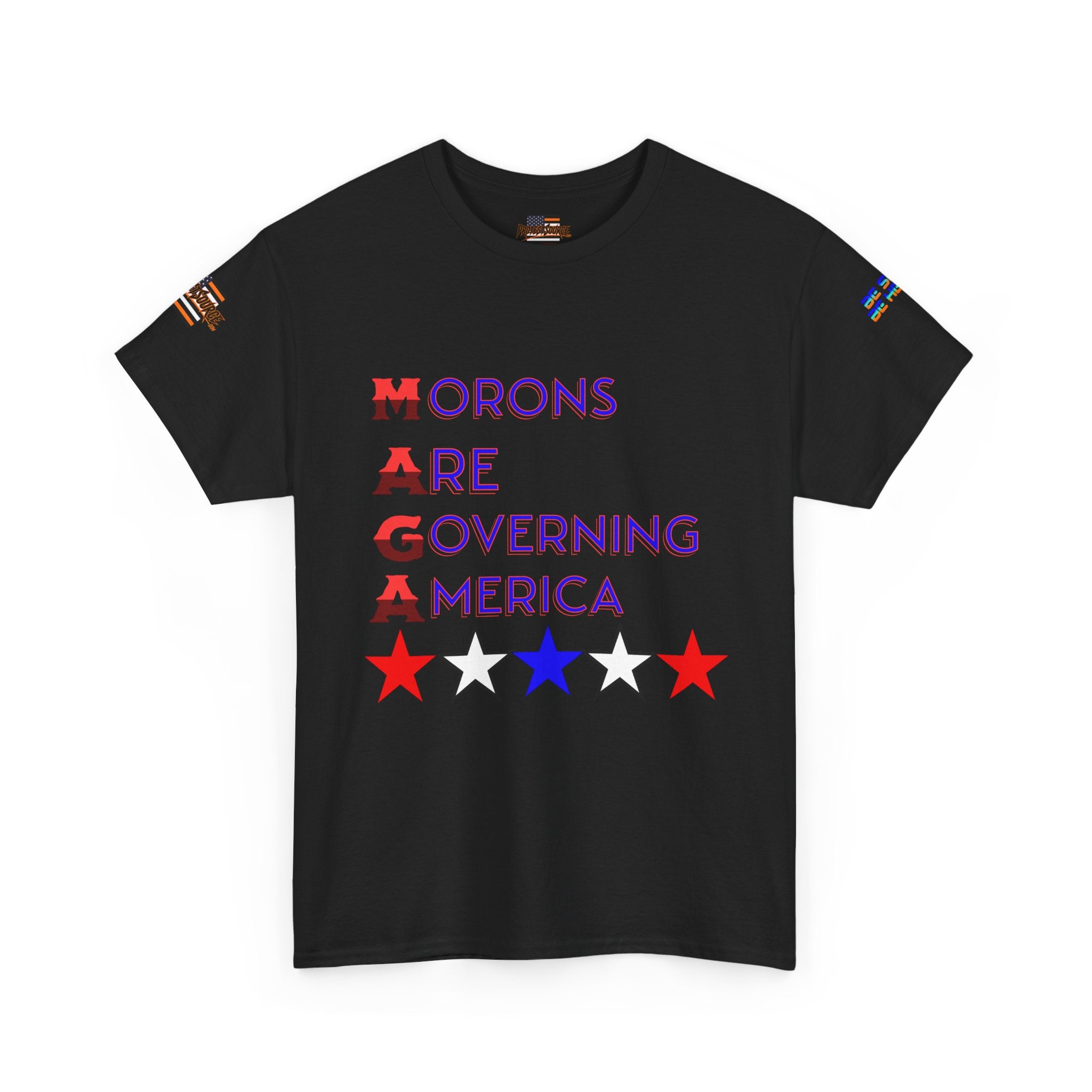 Morons Are Governing America Unisex Heavy Cotton Gildan Tee, Casual Wear, Gift for Activists, Comfortable Protest Wear