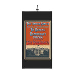 Defending Democracy Winter Neck Gaiter with Drawstring