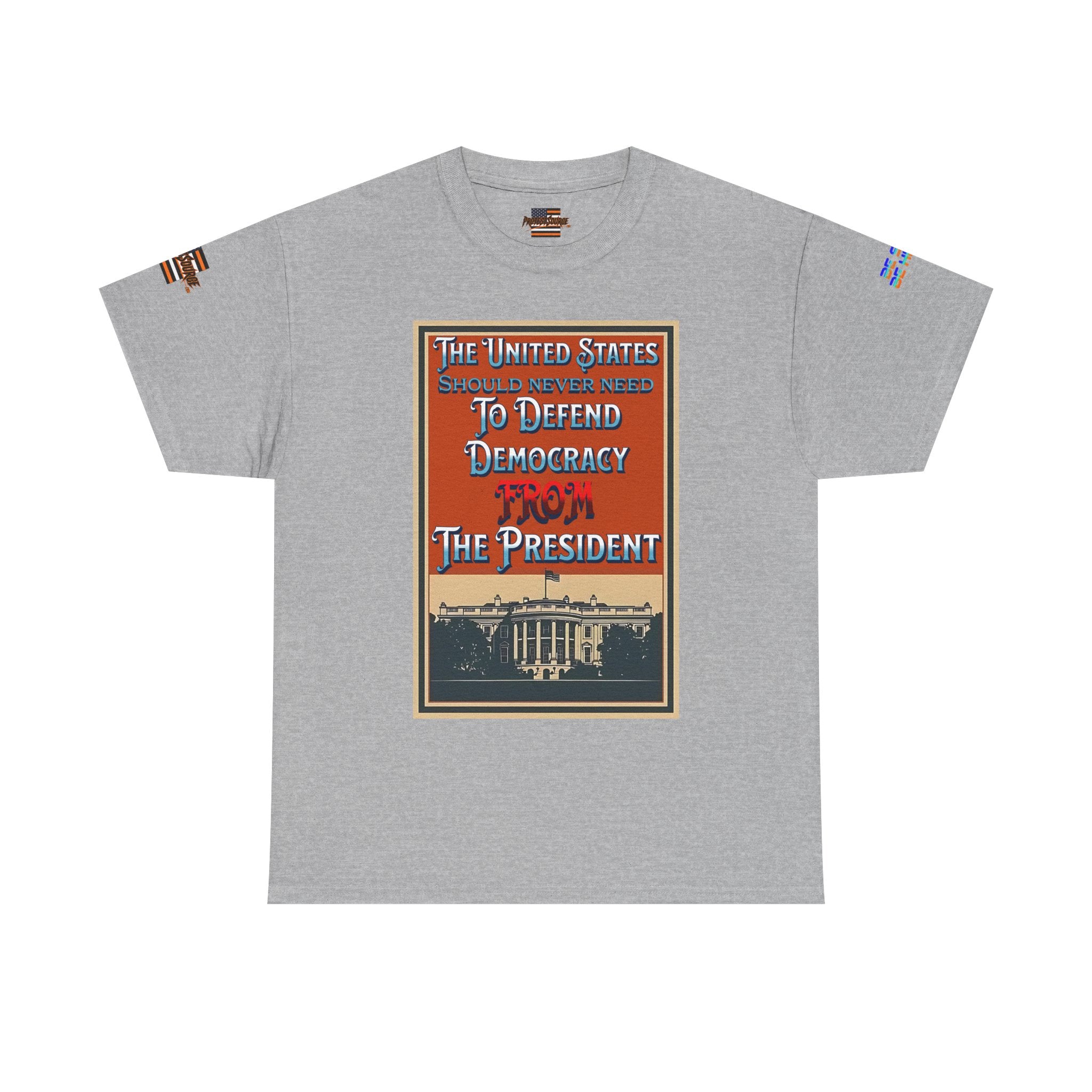 Defending Democracy Unisex Heavy Cotton Gildan Tee