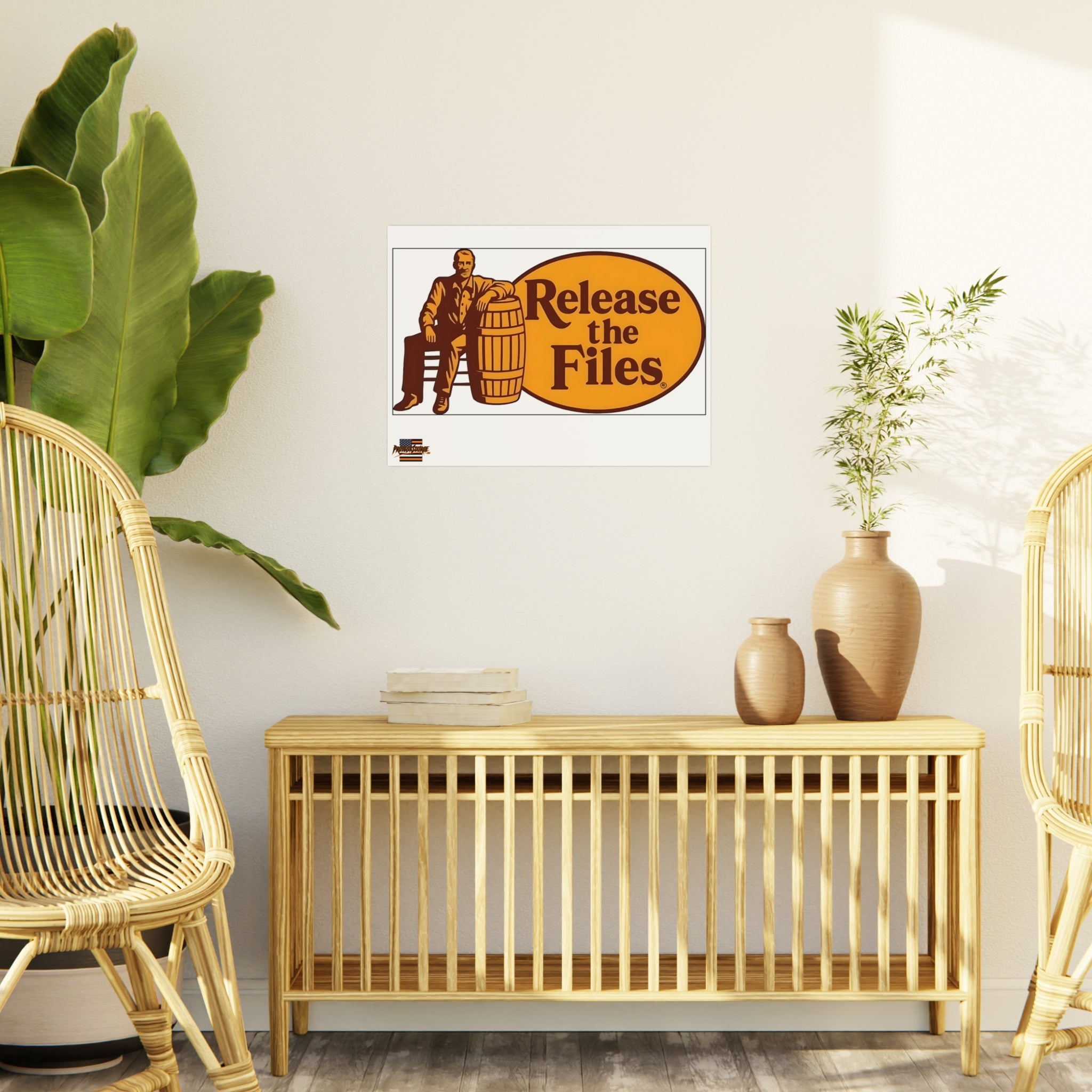 Release The Files Protest Sign, Durable Foam Board Art, Framable for Home, Unique Decor, Wall Art, Civil Rights Awareness, Gift for Activists