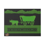 RFK Jr. Kills 24"X18" Plastic Protest Yard Sign w/Wire Stand