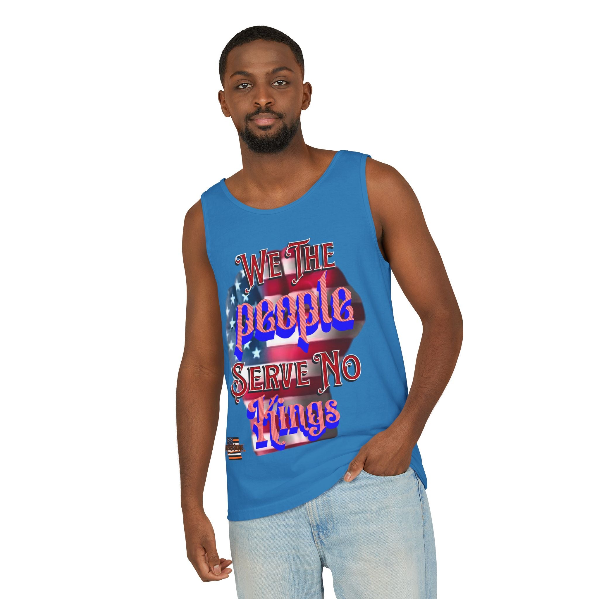 We The People Serve No Kings Unisex Cotton Tank Top