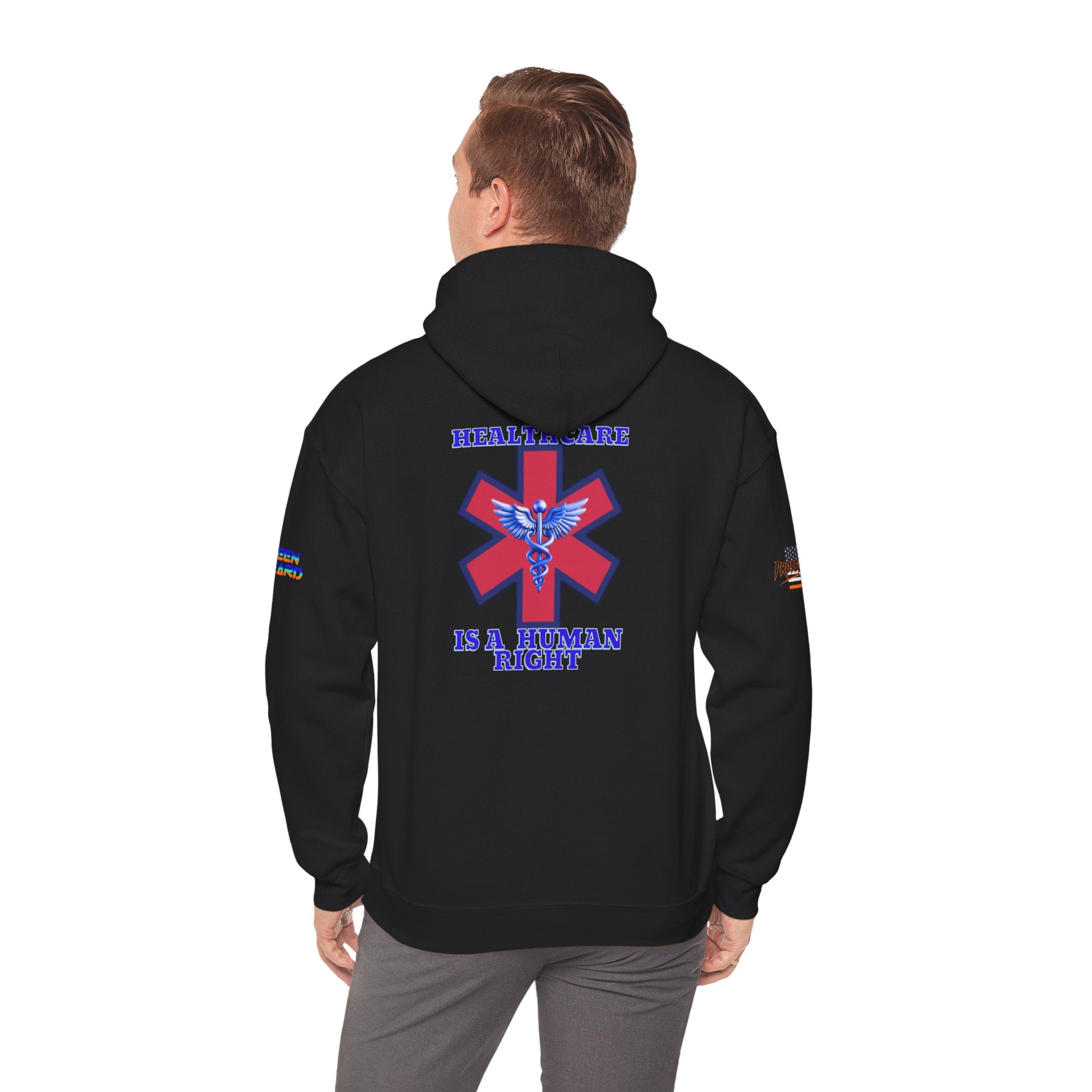 Healthcare is a Human Right Unisex Heavy Blend Gildan Hoodie